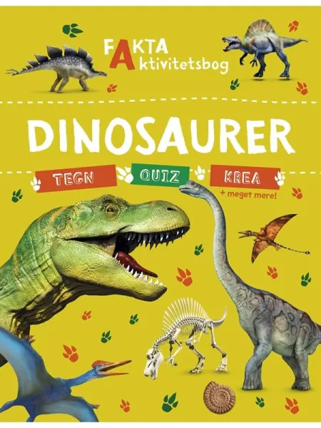 Libro de actividades de hechos: Dinosaurios - Libro infantil - folleto