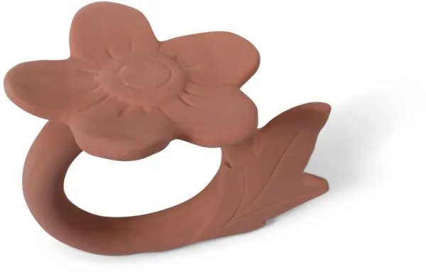 Mordedor de flor de caucho natural