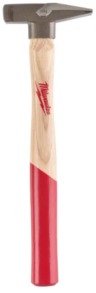 Martillo de ingeniero Milwaukee con mango de madera de nogal americano 1000g