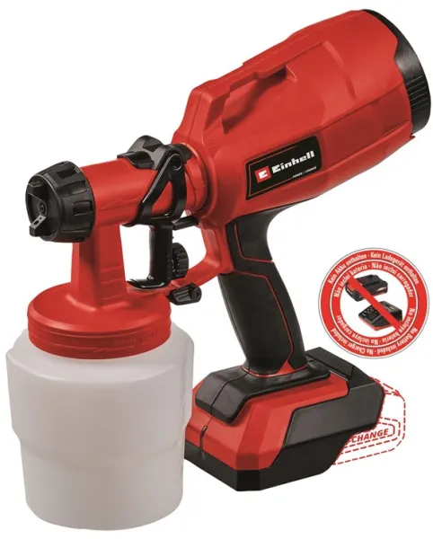 Einhell TC-SY 18/60 Li pulverizadora de pintura inalámbrica 18 voltios sin batería ni cargador