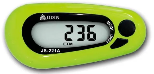 Odin Profesional 3D Podómetro Verde Lima